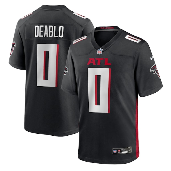 Divine Deablo Atlanta Falcons Nike Team Game Jersey -  Black