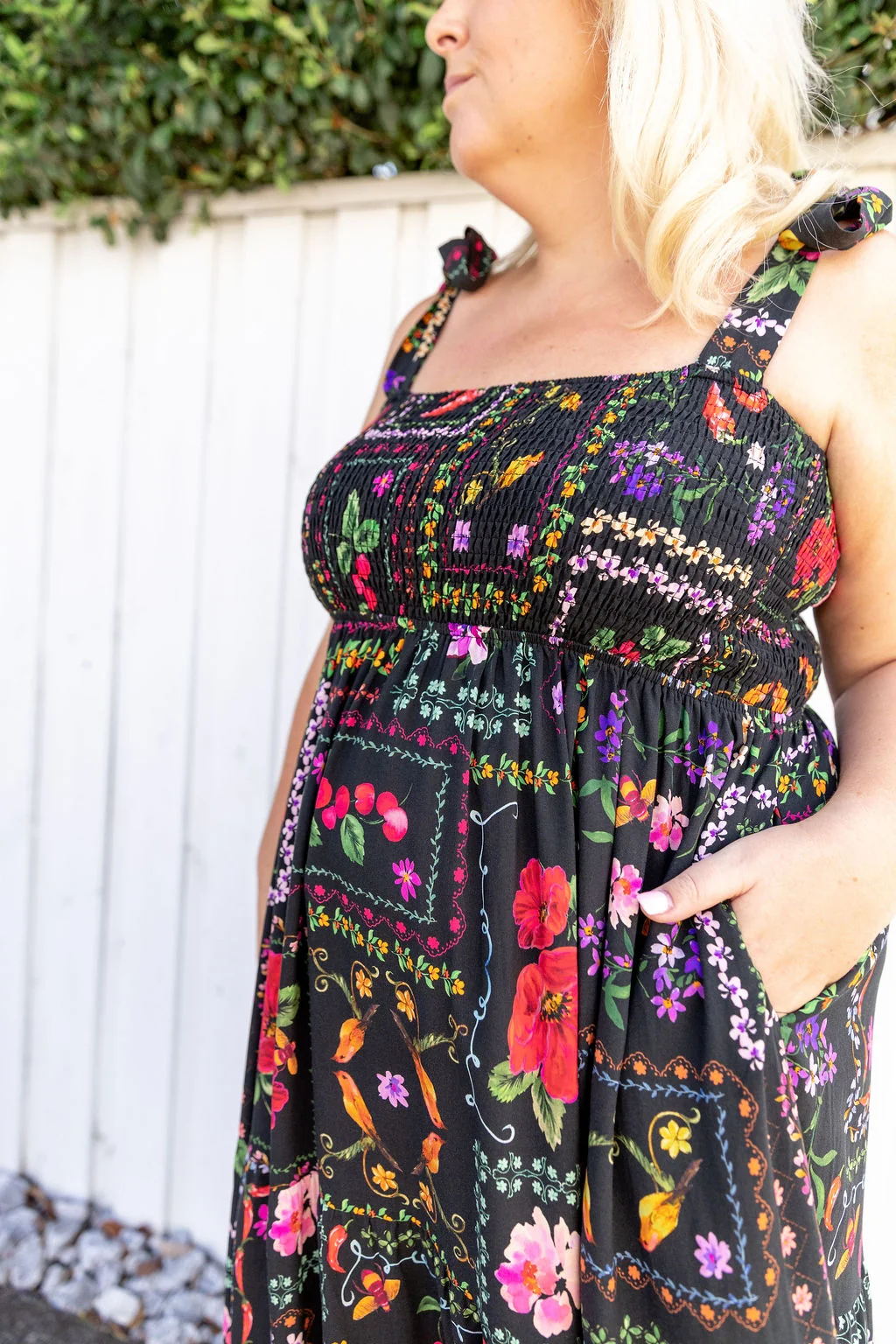 Allegra Maxi Dress in Sweet Bee