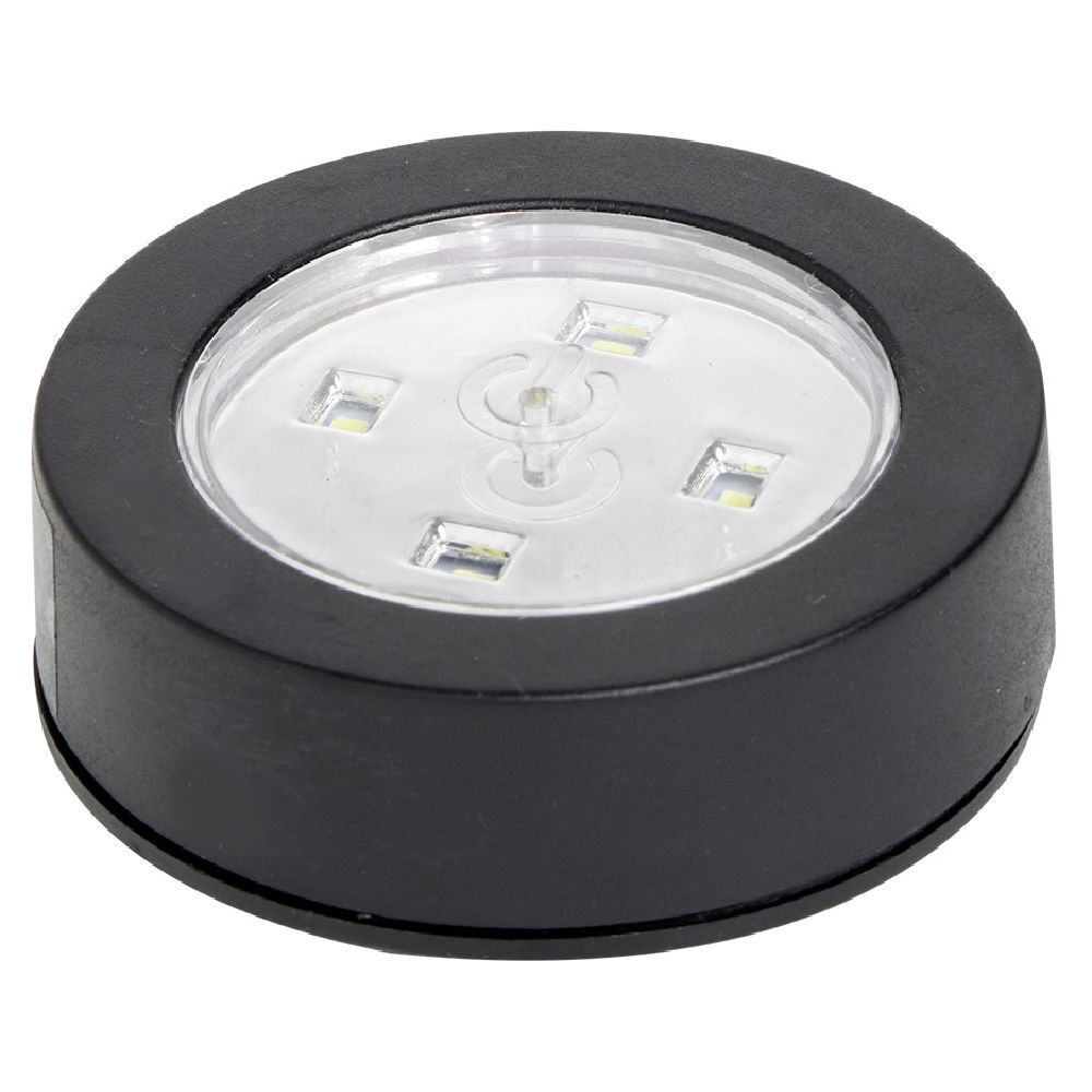 Lampe push 4 led - Ø7x2,4 cm