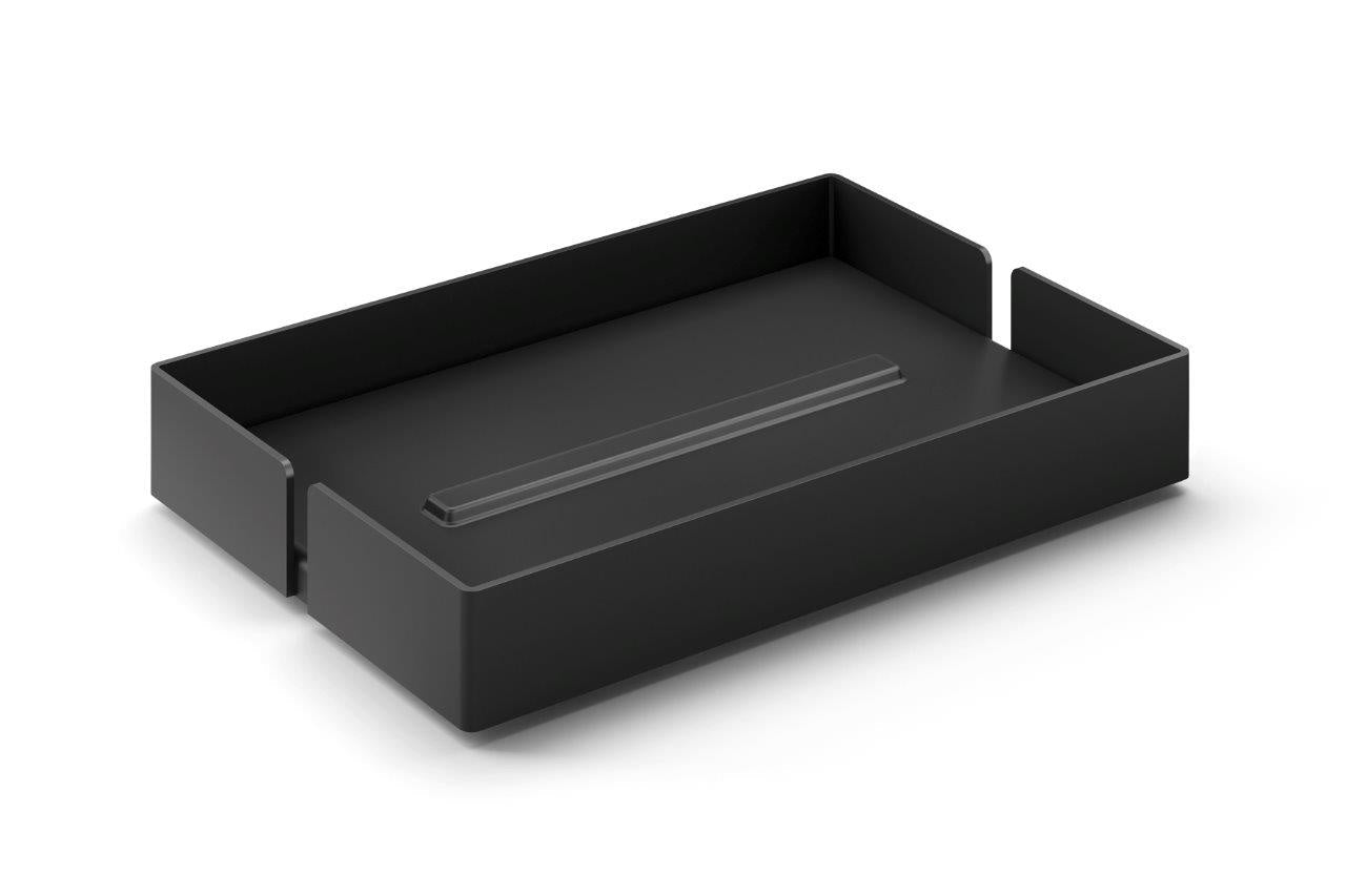 Potes Zeepbakje   Zwart   Staal