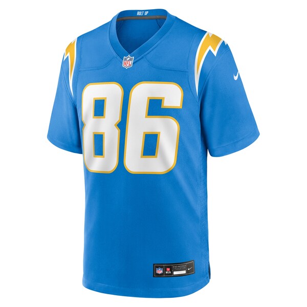 Oronde Gadsden Los Angeles Chargers Nike Team Game Jersey -  Powder Blue