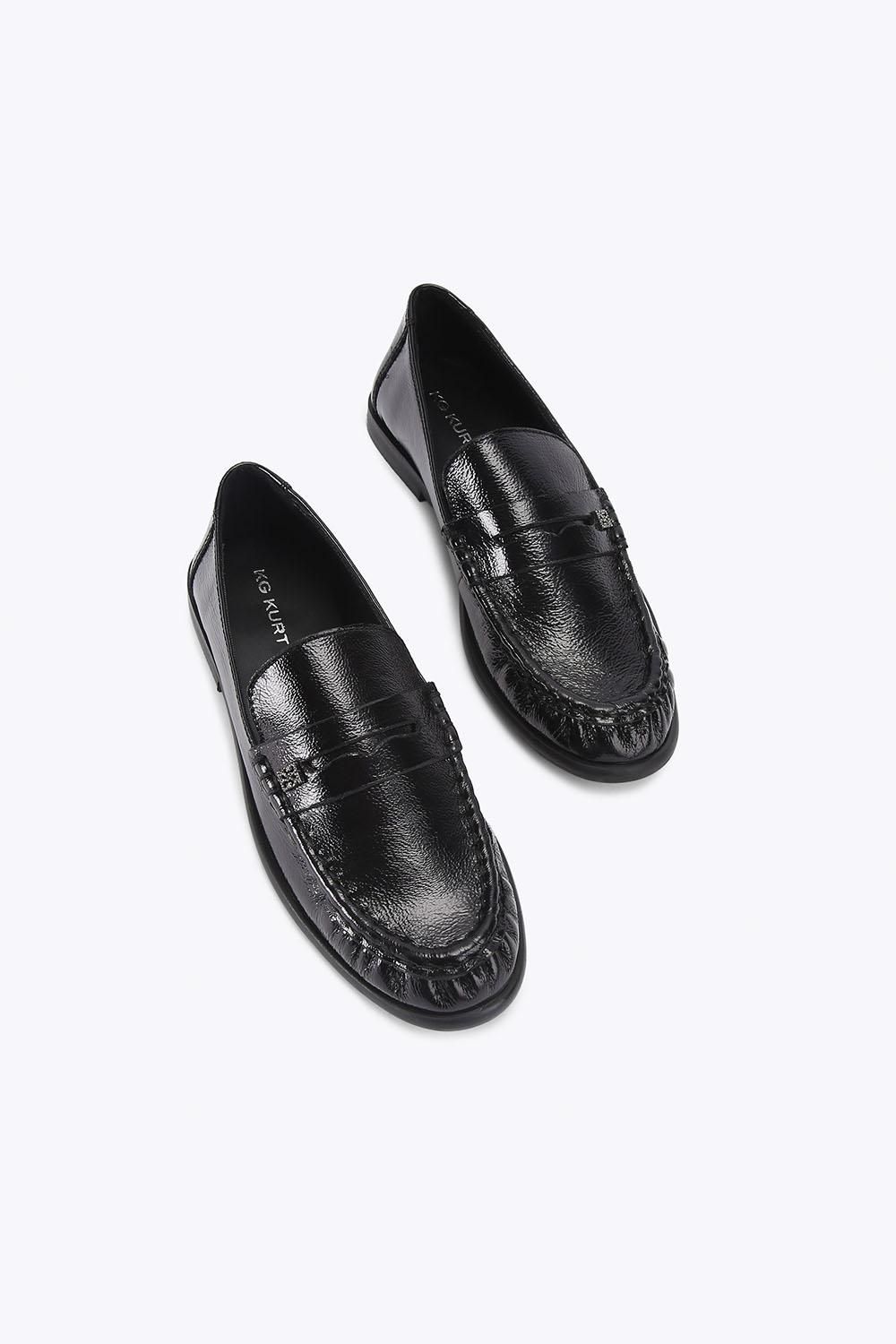 KG Kurt Geiger Mae' Leather Patent Flats