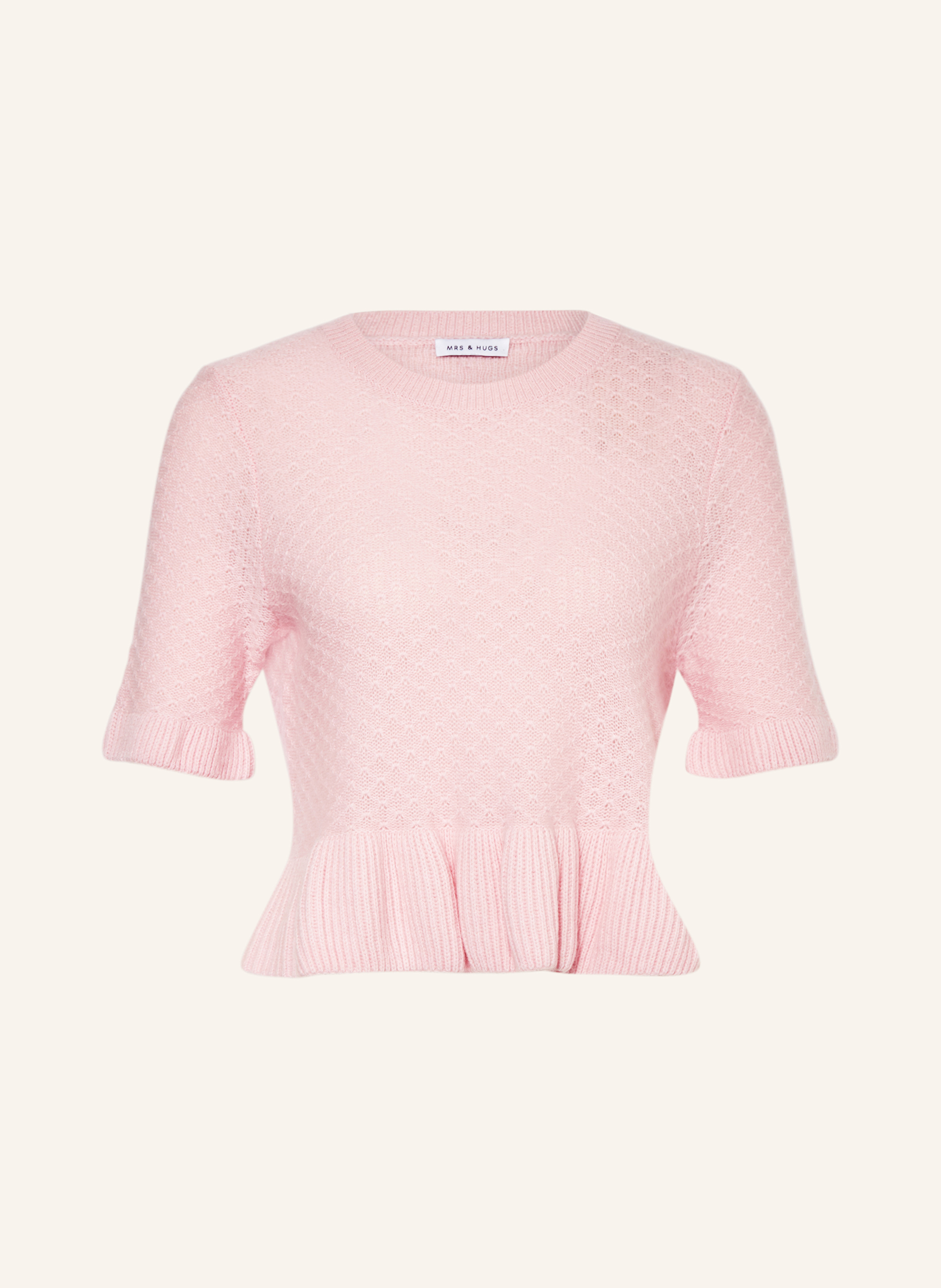 MRS & HUGS Strickshirt mit Cashmere