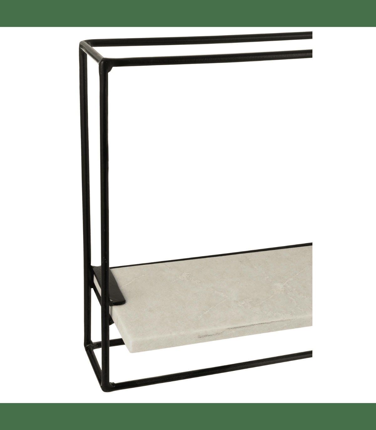 OUDA - Etagere Murale 1 niveau en marbre blanc - L 65cm