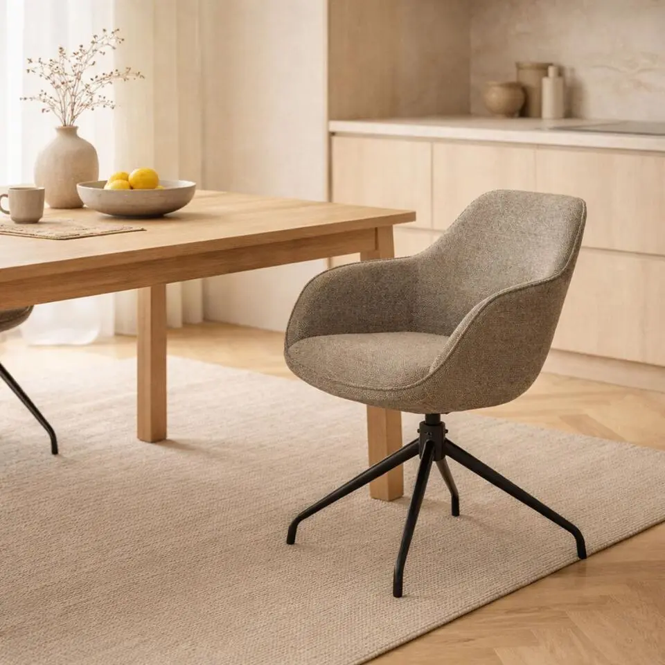 DS4U - Cas armstoel terugdraai - coffee