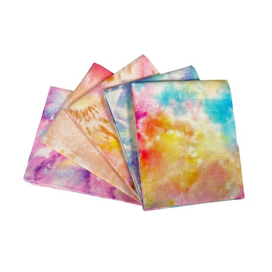Group Tie-Dye Cotton Fat Quarters 5 Pack