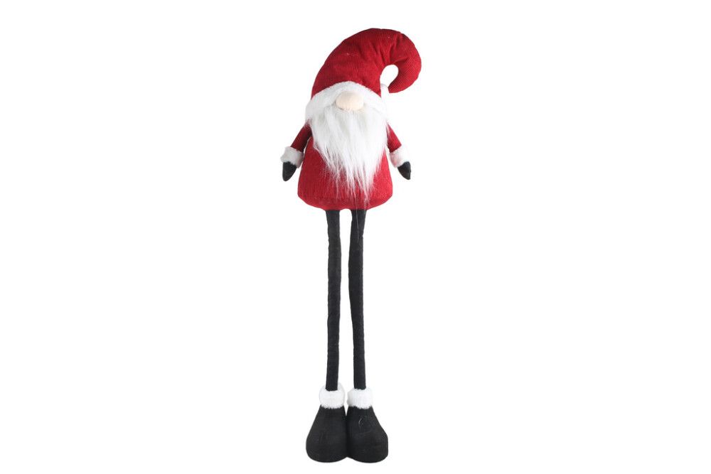 NISSE LANGE BEIN TØY 96CM RØD