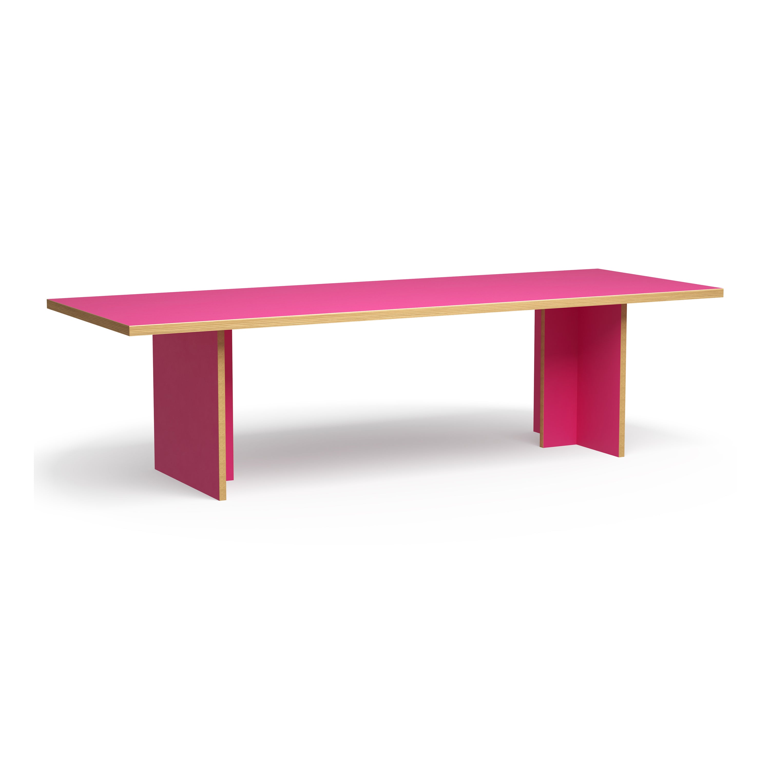 HKliving Dining Table Eettafel - 280 x 100 cm - Raspberry