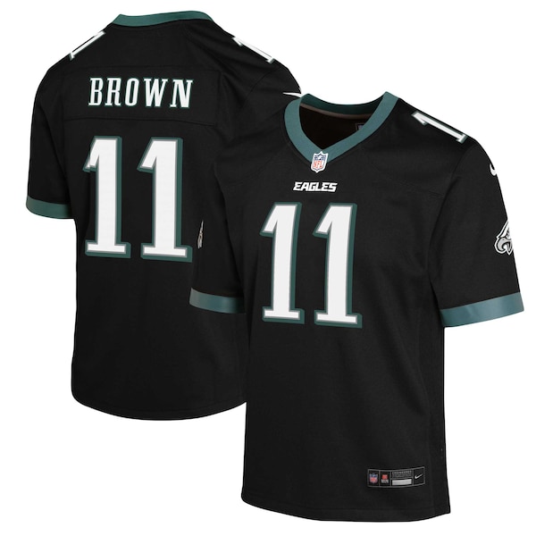 A.J. Brown Philadelphia Eagles Nike Youth Game Jersey - Black