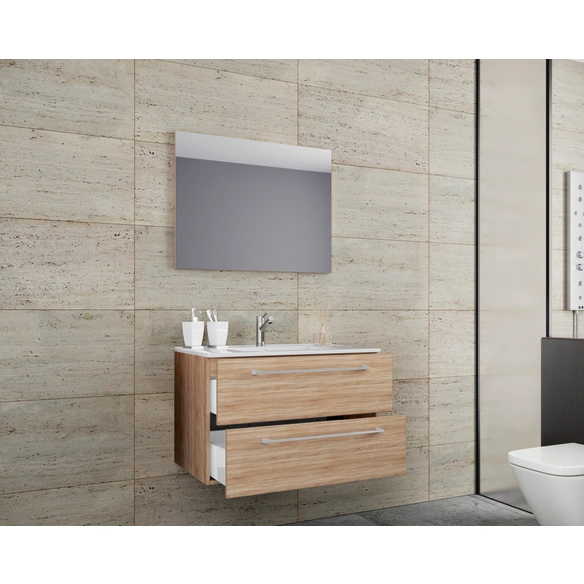Waschplatz-Set »Badinos«, 3-tlg., 80 cm, braun