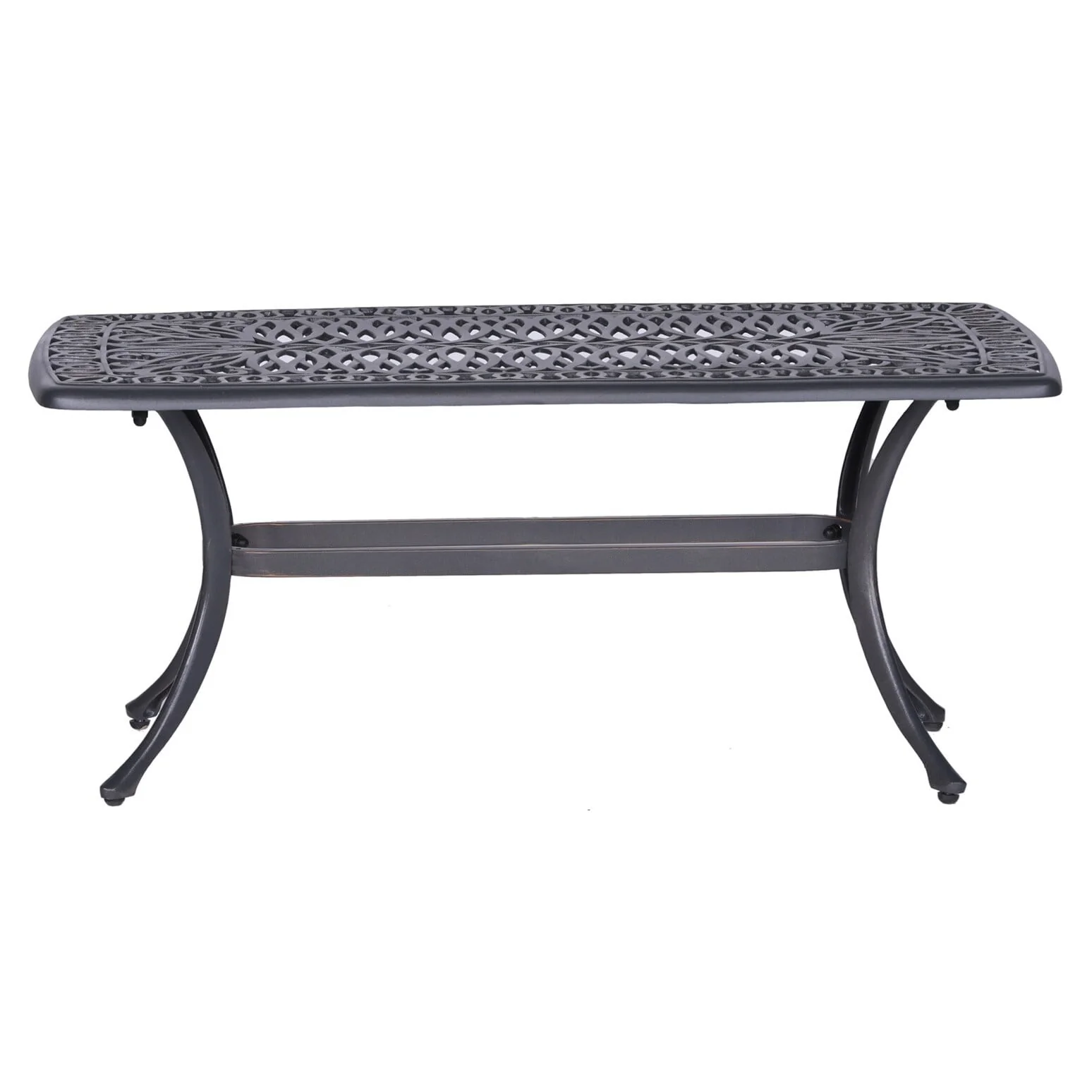 Havenside Home Saybrook Cast Rectangle Coffee Table