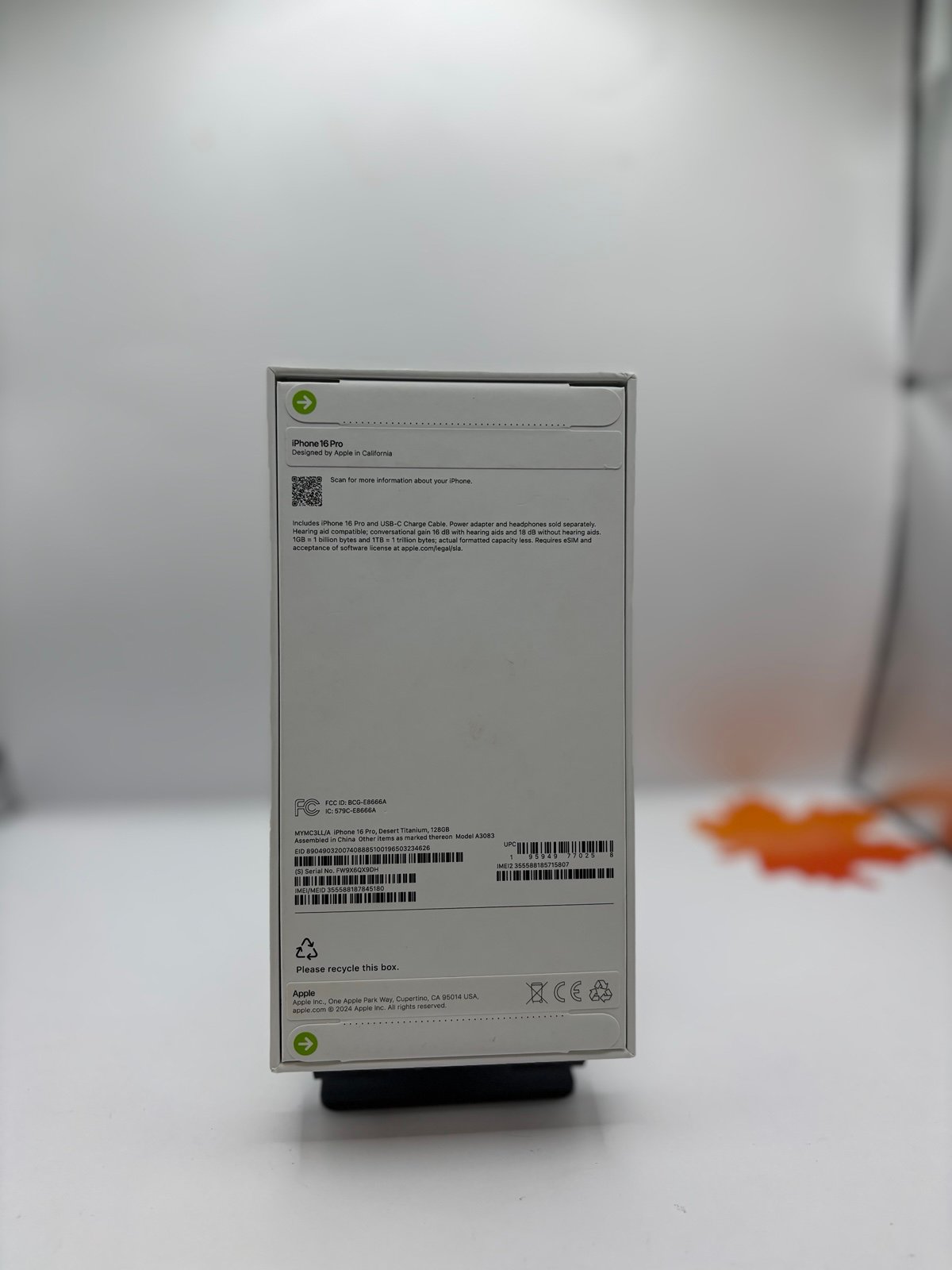 Apple iPhone 16 Pro- 128GB -  Desert Titanium (Unlocked) - Sealed