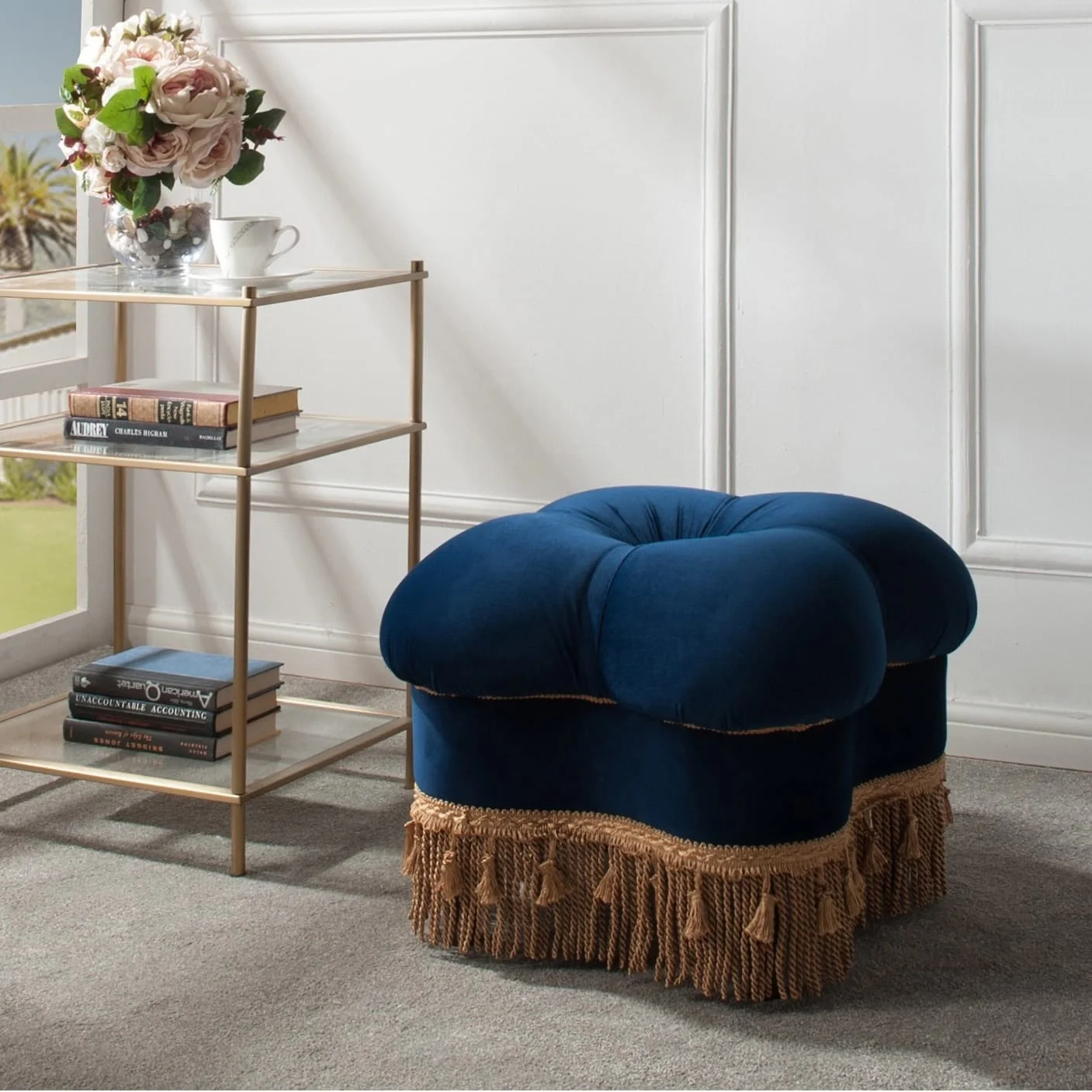 Jennifer Taylor Home Ellen Ottoman