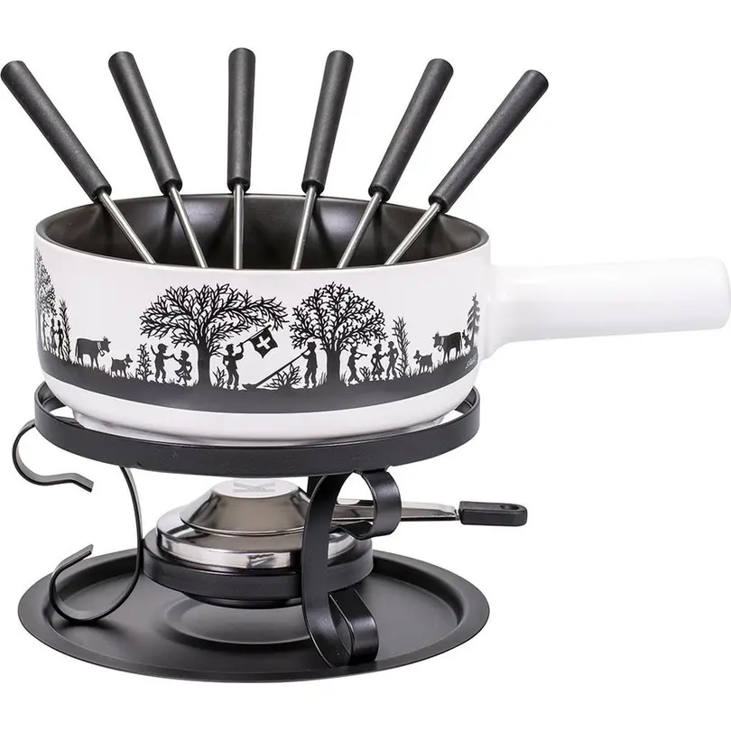 Fondue-Set 6er-Set Bergchilbi