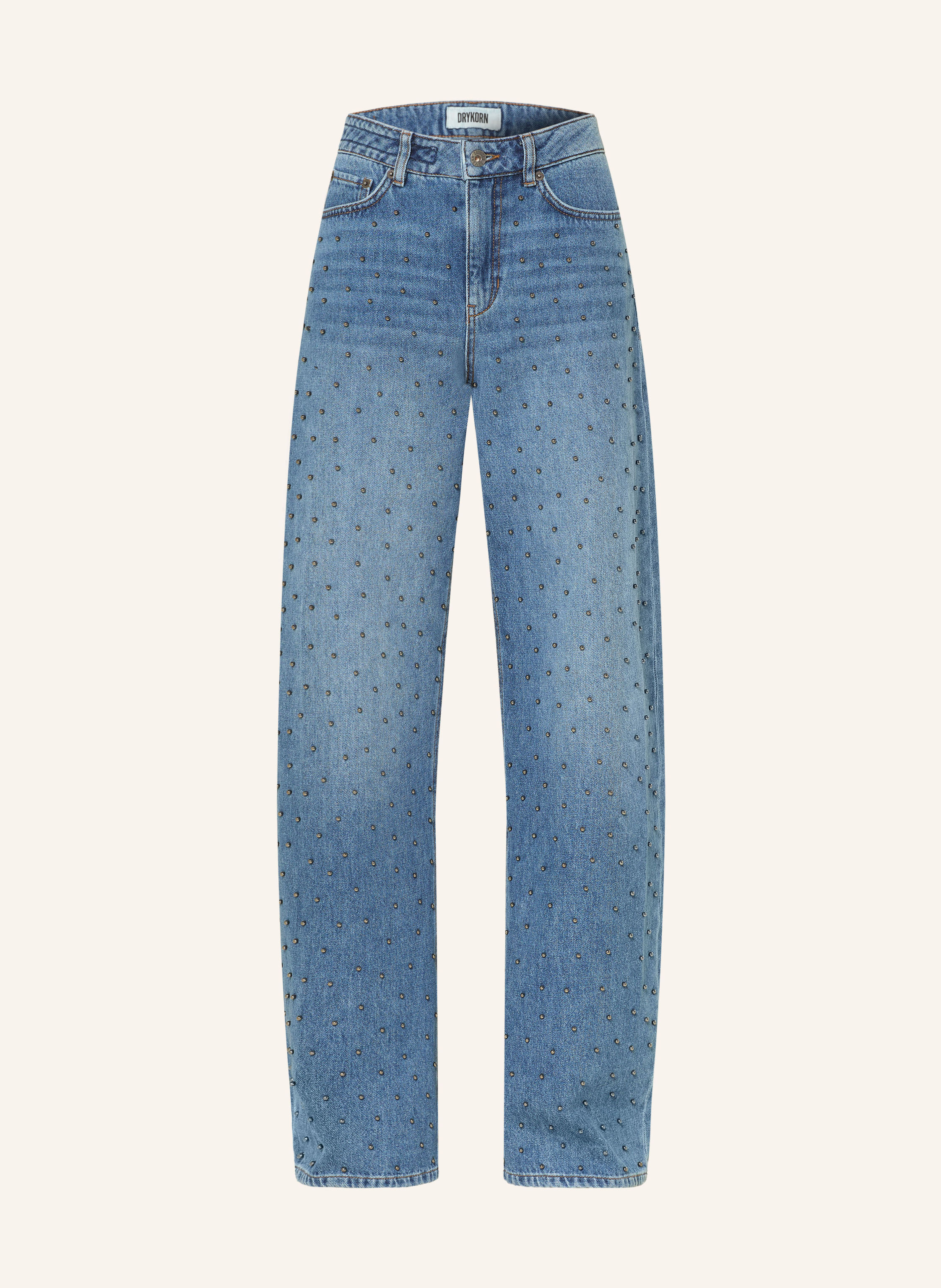 DRYKORN Straight Jeans MEDLEY mit Nieten