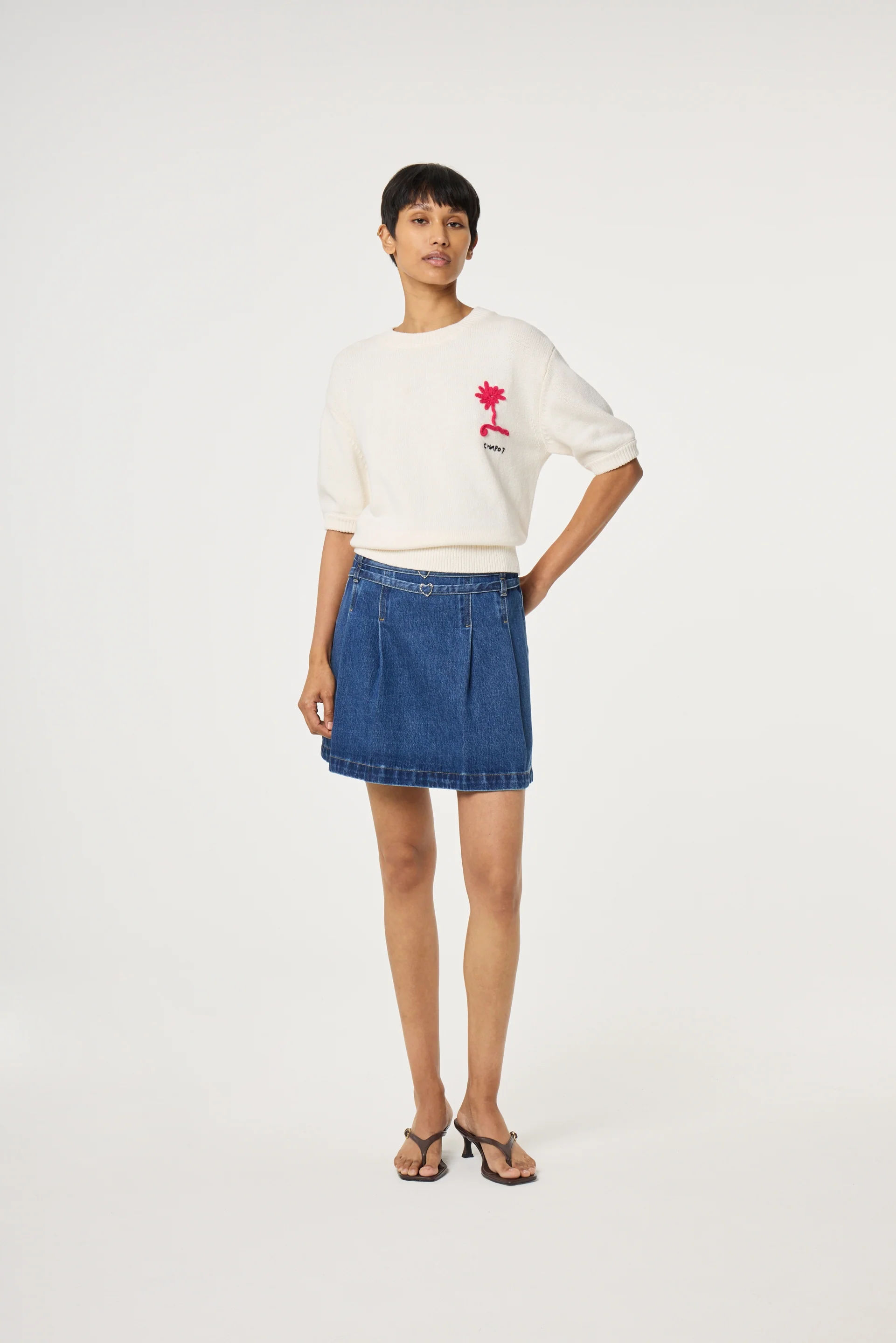 Tessie Skirt | Mid Blue