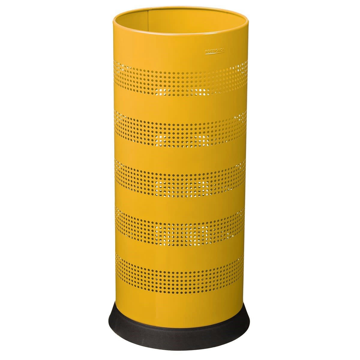 OLA - Porte-parapluies perforé 28L en Métal Jaune moutarde