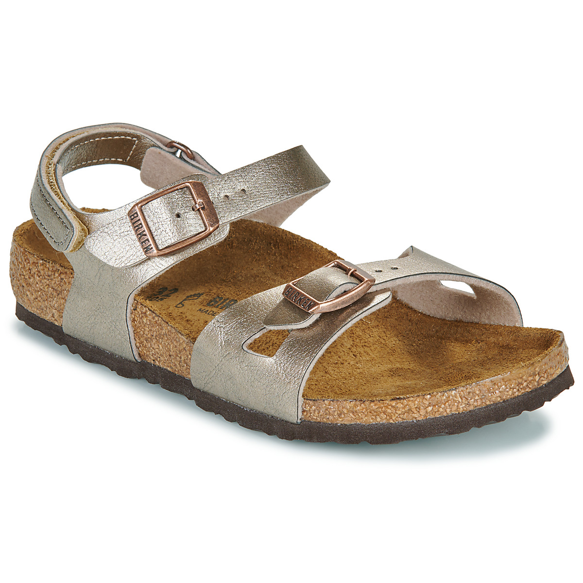 BIRKENSTOCK - Rio AS Kids BF Graceful Taupe - Beige