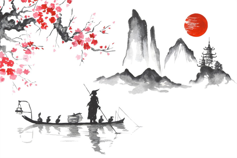Fototapeta KRAJOBRAZ Japonia Malunek Dekor 90x60cm