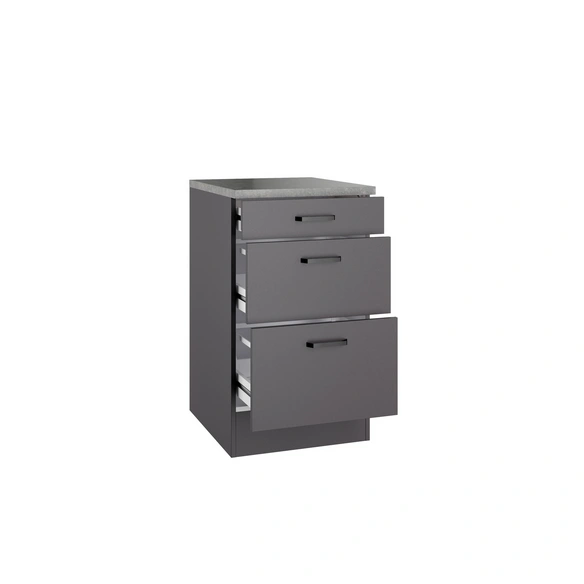 Unterschrank »OPTImulti MUKI U536-1  «, BxTxH: 50 x 60 x 88 cm, Anthrazit Matt (Kiel420)