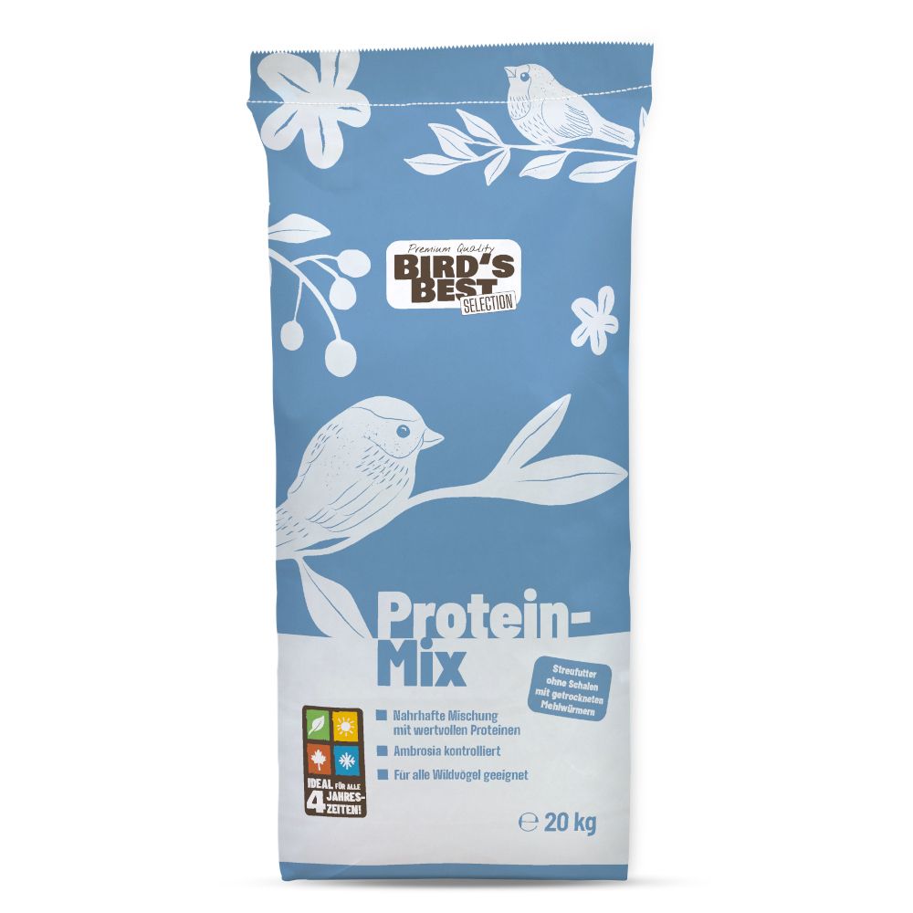 Bird's Best Scattered Food Without Shells with Mealworms