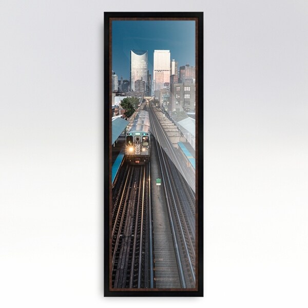 10x40 Black Picture Frame - Wood Picture Frame Complete with UV
