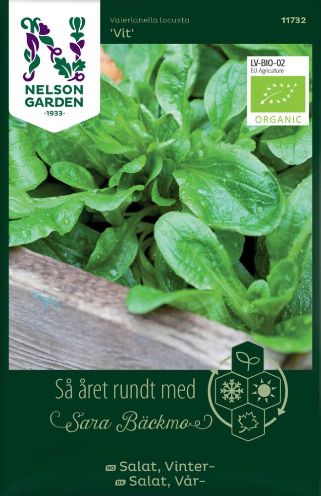 GRØNNSAKSFRØ NELSON GARDEN VINTERSALAT VIT