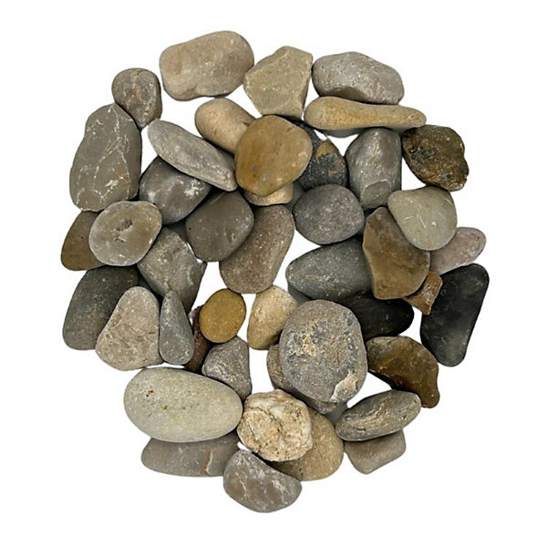 PACK 5 X BIG BAG de  /- 1,5T - 100M² Galet Roulé Lavé Gris Silico-Calcaire 10/20 mm - Livraison PREMIUM