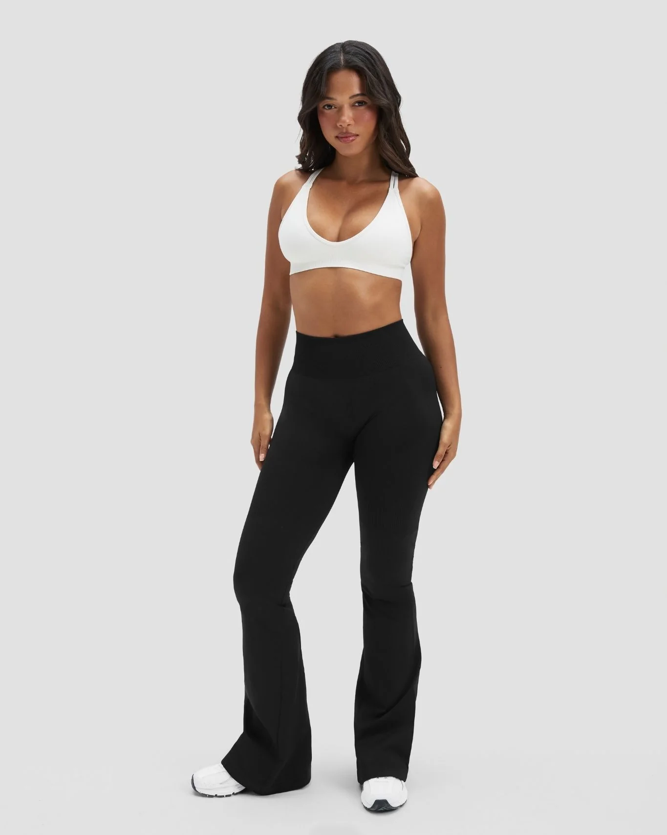 Elevate™ Sculpting High Waist Scrunch Flare | Night Black