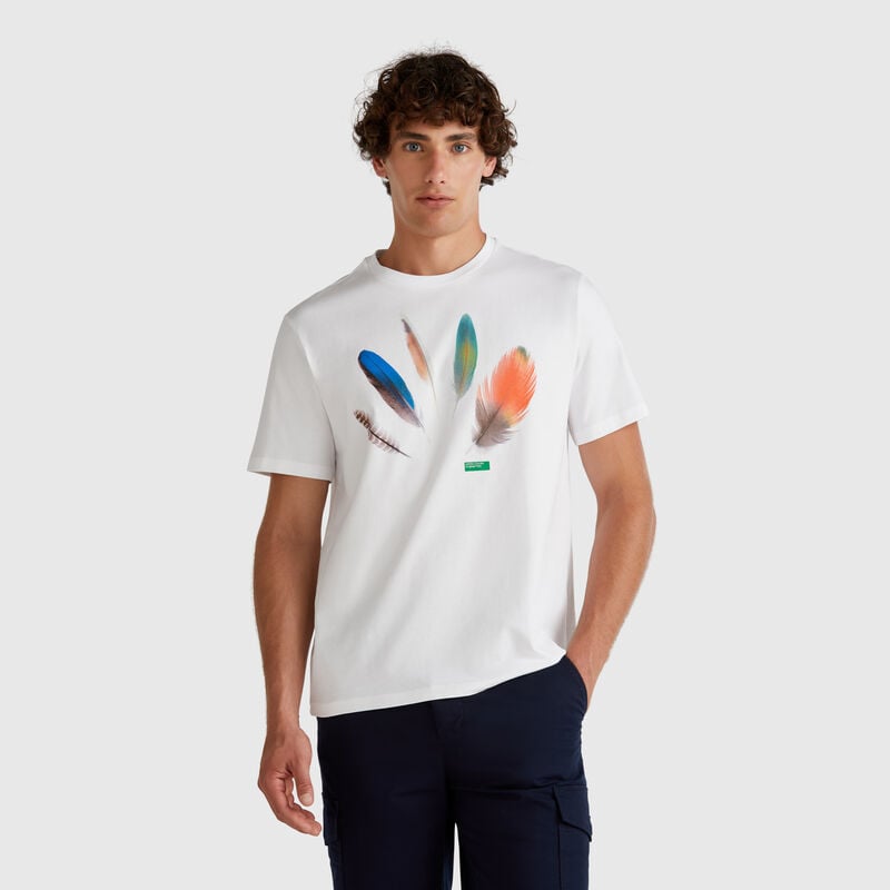 T-shirt with photographic print