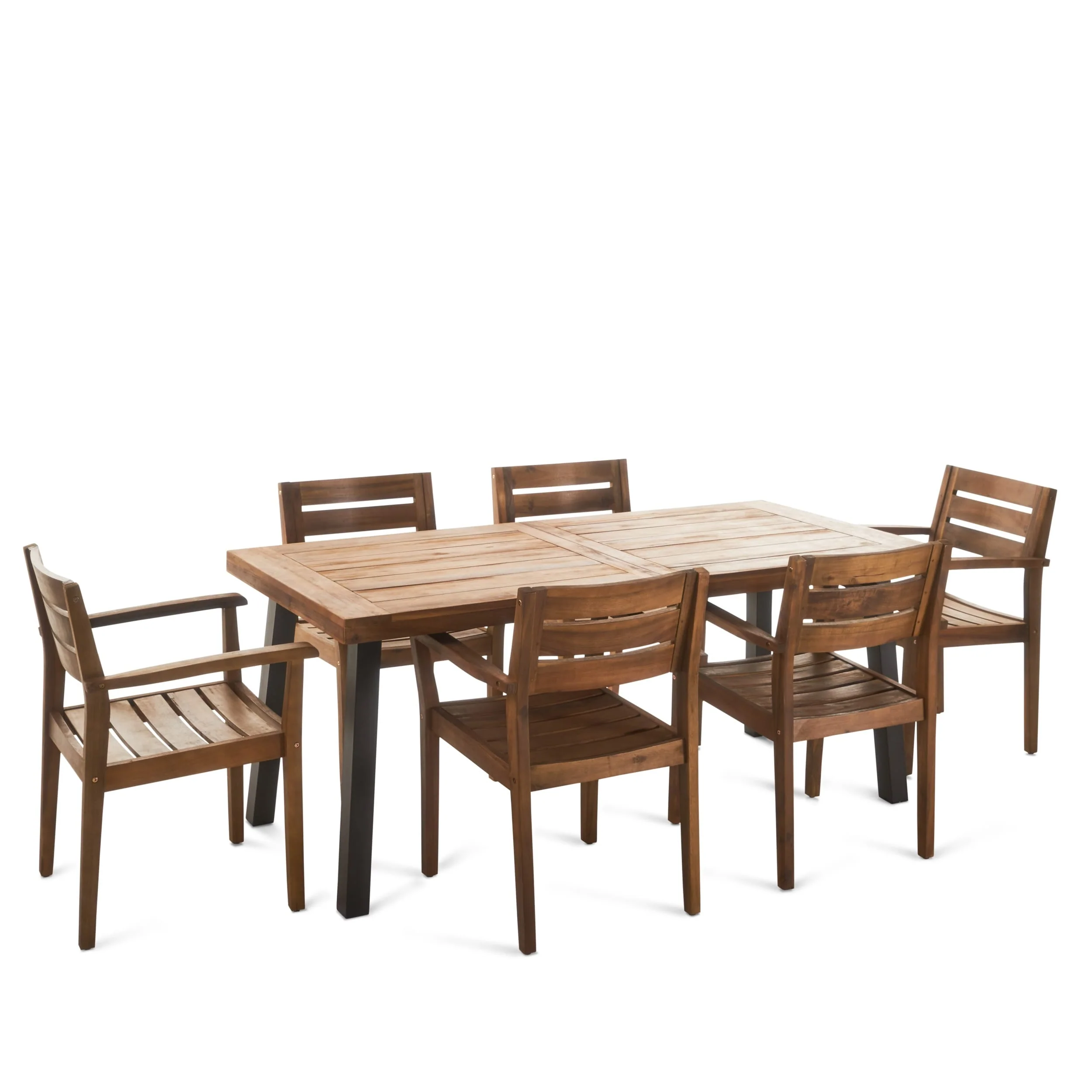Avon Acacia Outdoor 7-piece Patio Dining Set by Christopher Knight Home