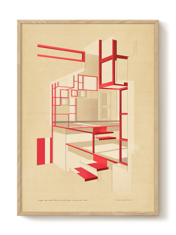 Sander Patelski - Casa Sperimentale - PSTR studio Kunst Poster