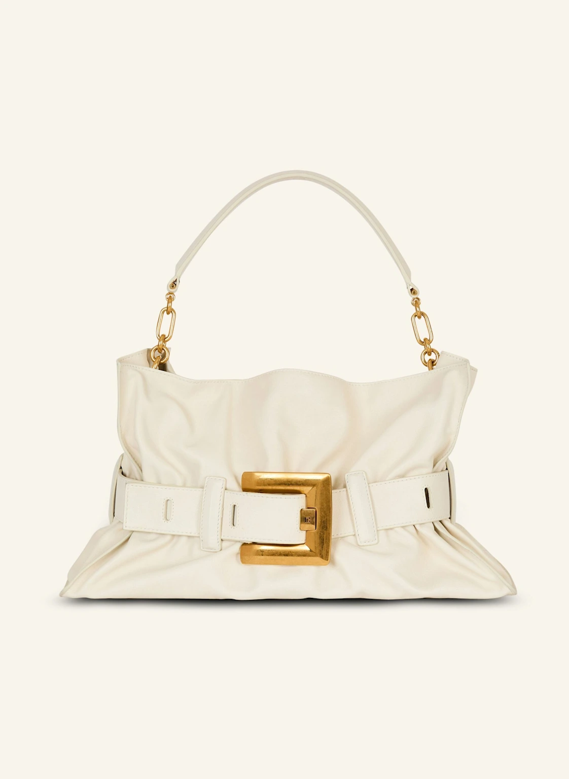 BALMAIN Mittlere Anthem-Tasche aus Leder