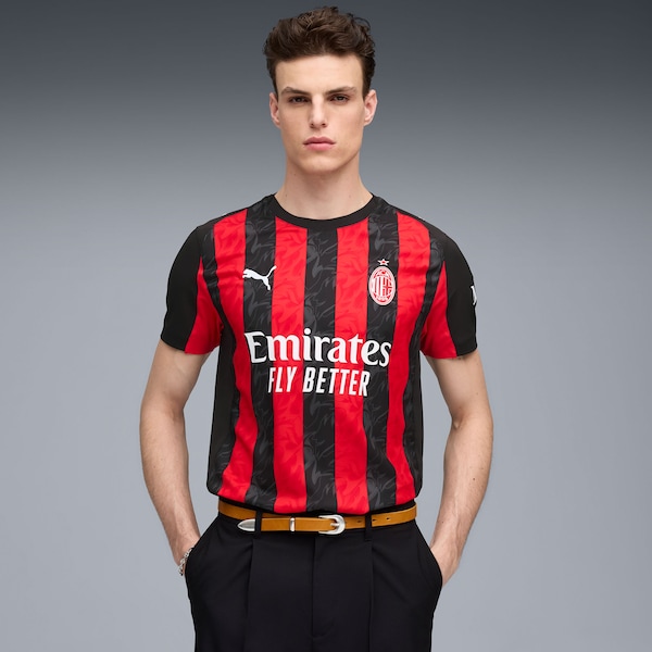 AC Milan Puma 2025/26 Home Authentic Jersey - Red/White