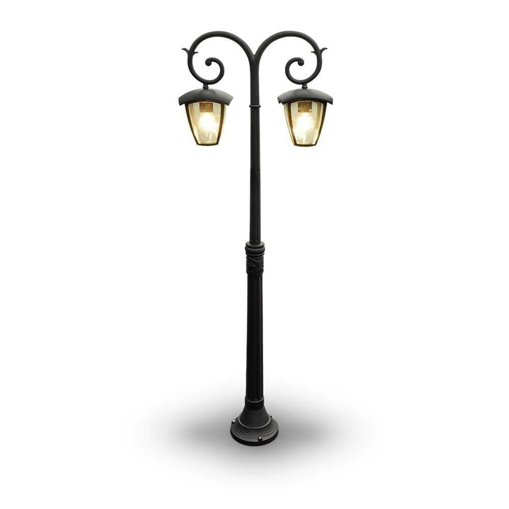 Lampa ogrodowa stojąca czarna 738 wys:141 cm 1xE27x60W IP44 V-TAC