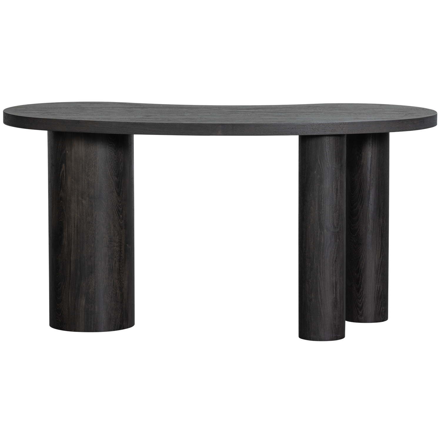 WOOOD organisch sidetable/bureau Maan - MDF - Bruin - 75x150x70cm