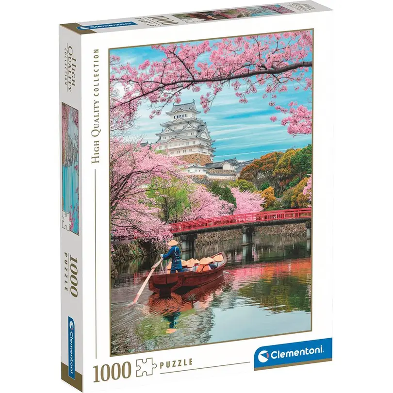 Puzzle Himeji Castle in Spring