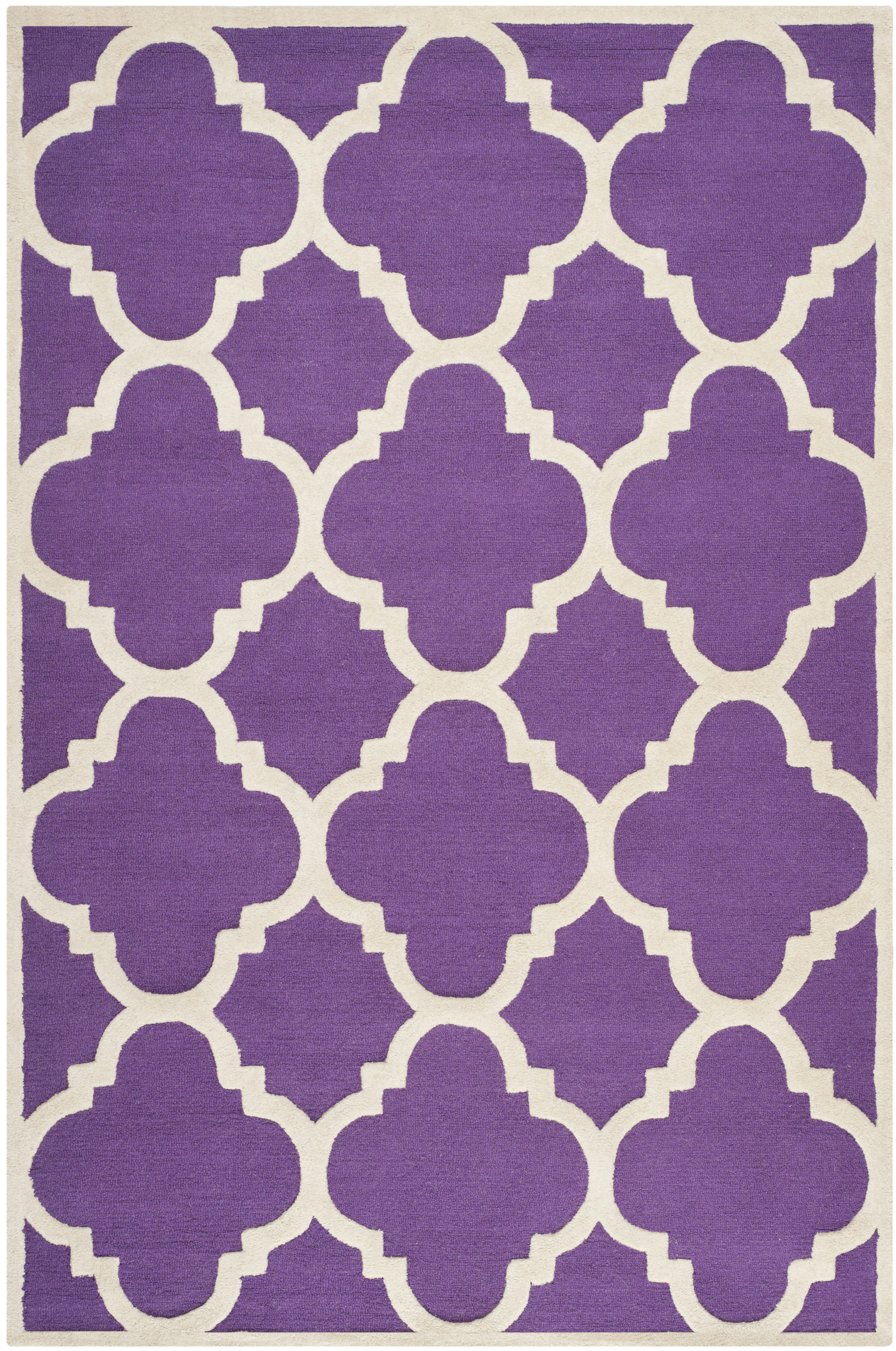 CAMBRIDGE - Tapis de salon interieur en bleu clair & ivoire, 122 x 183 cm