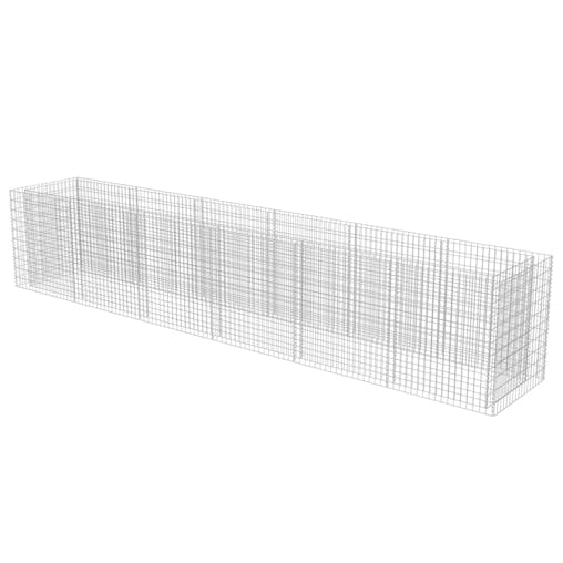 NNEVL Gabion Raised Bed Galvanised Steel 540x90x100 cm
