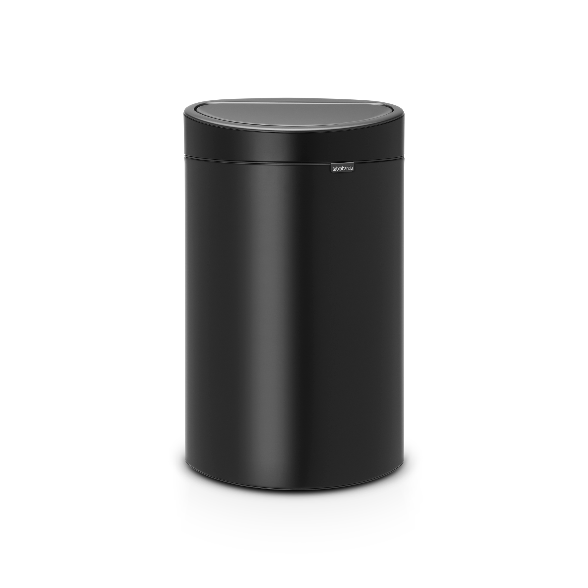 Brabantia Touch Bin New afvalemmer, 40 liter, kunststof binnenemmer - Matt Black