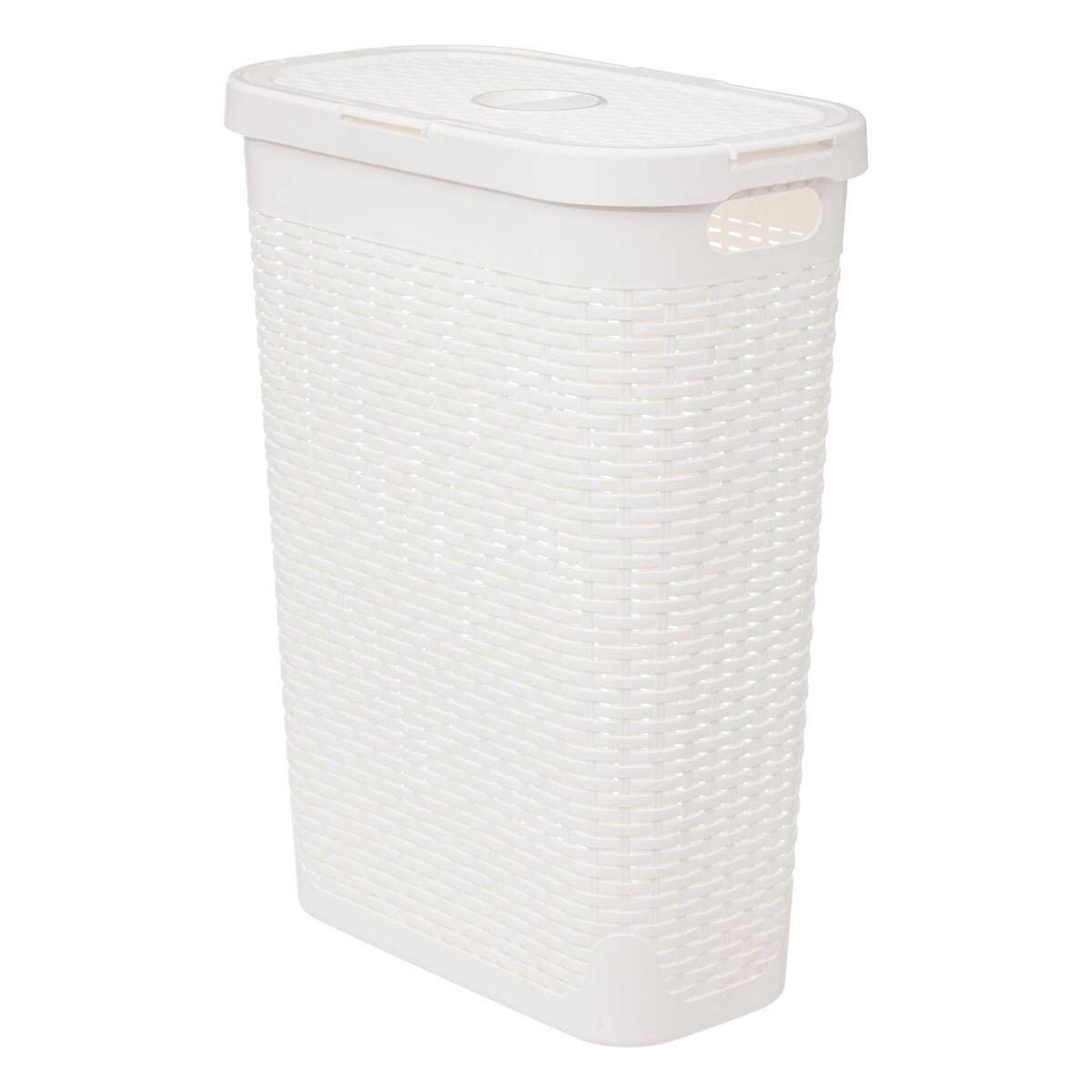 Wysoki kosz na pranie z plastiku, 40 l