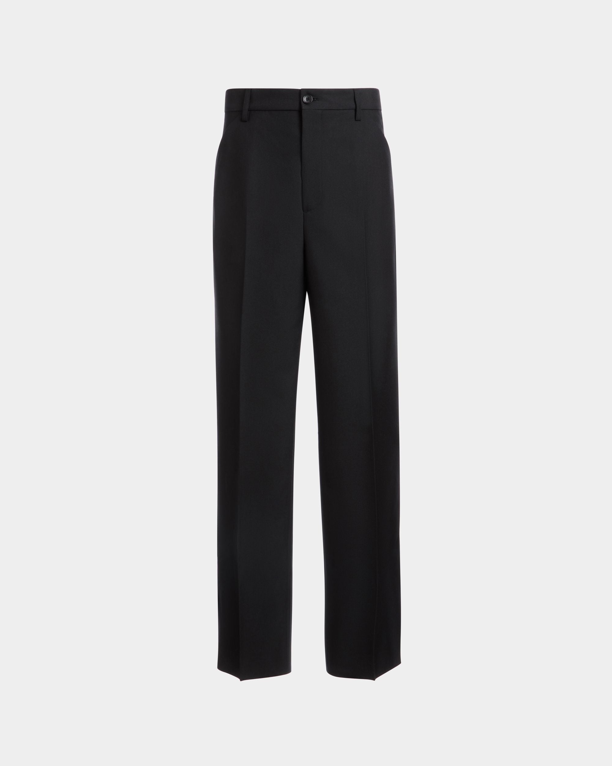 Elegante Hose Aus Wollmix In Schwarz