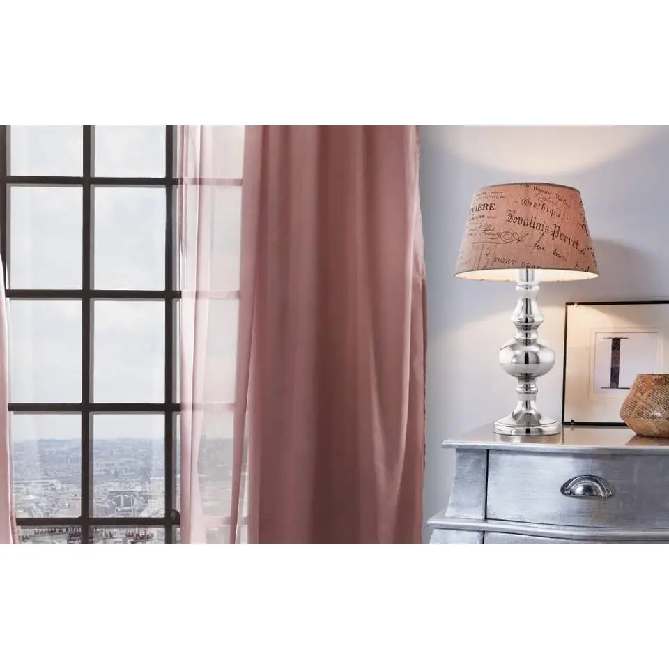 EGLO Bedworth Tafellamp - E27 - 12 cm - Nikkelmat