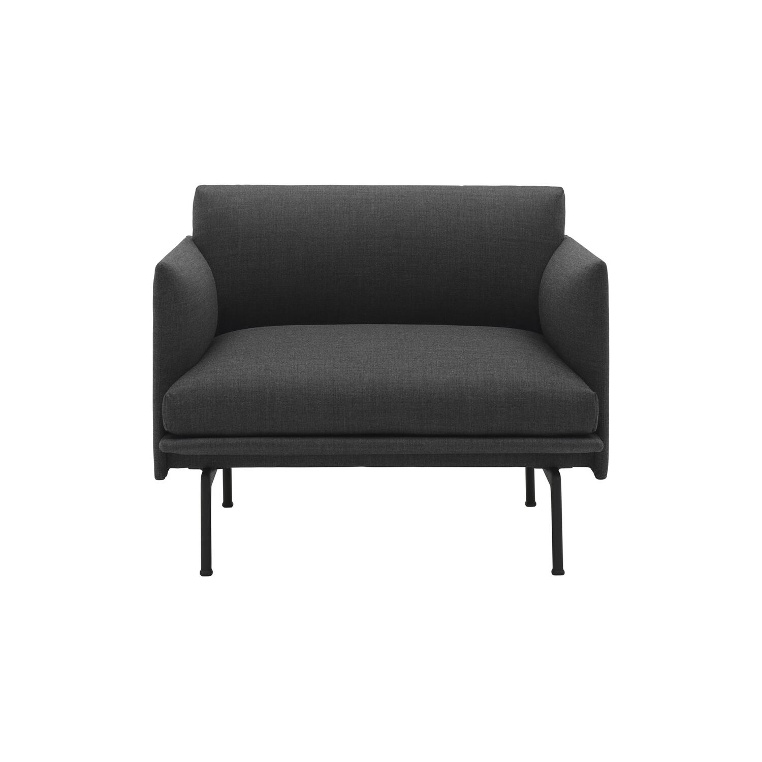 Outline Chair, remix 163/black