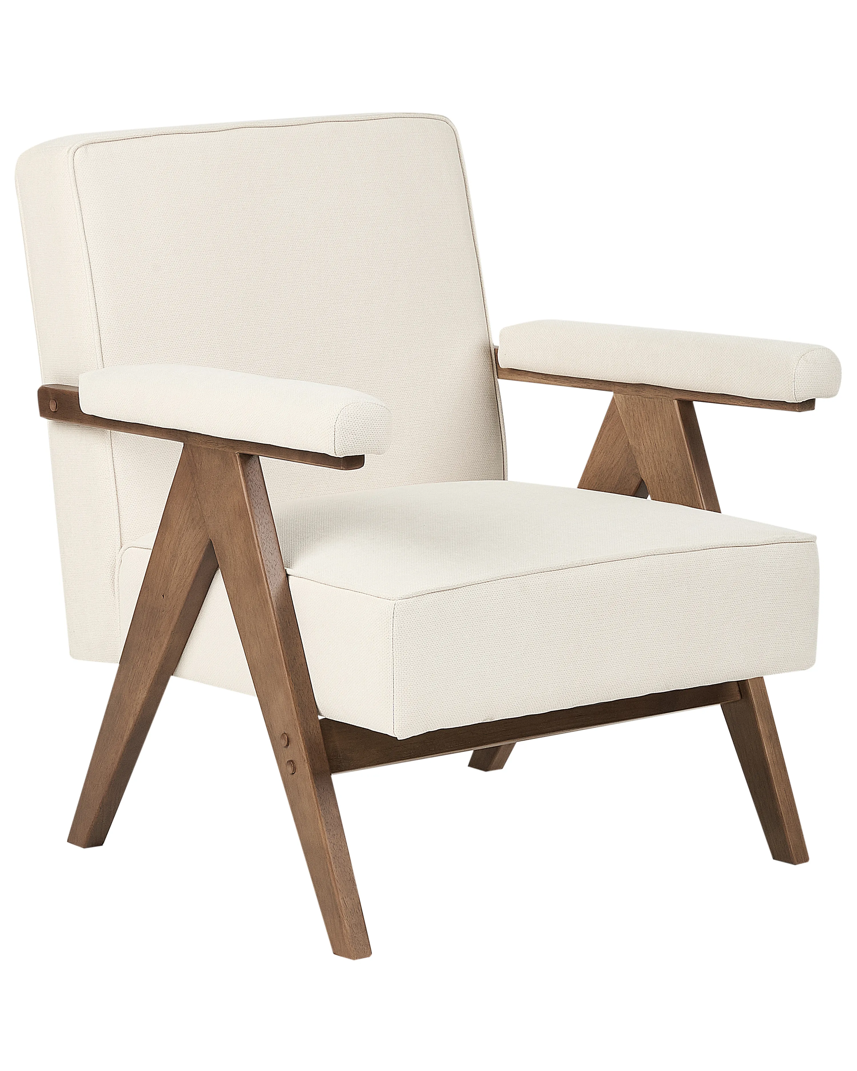 Armchair EVJE Fabric Light Beige