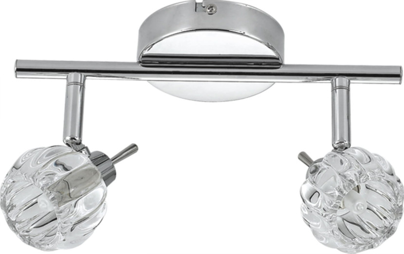 Lampa sufitowa przezroczysto-chromowana BOMBOLA2xG9x40W Candellux