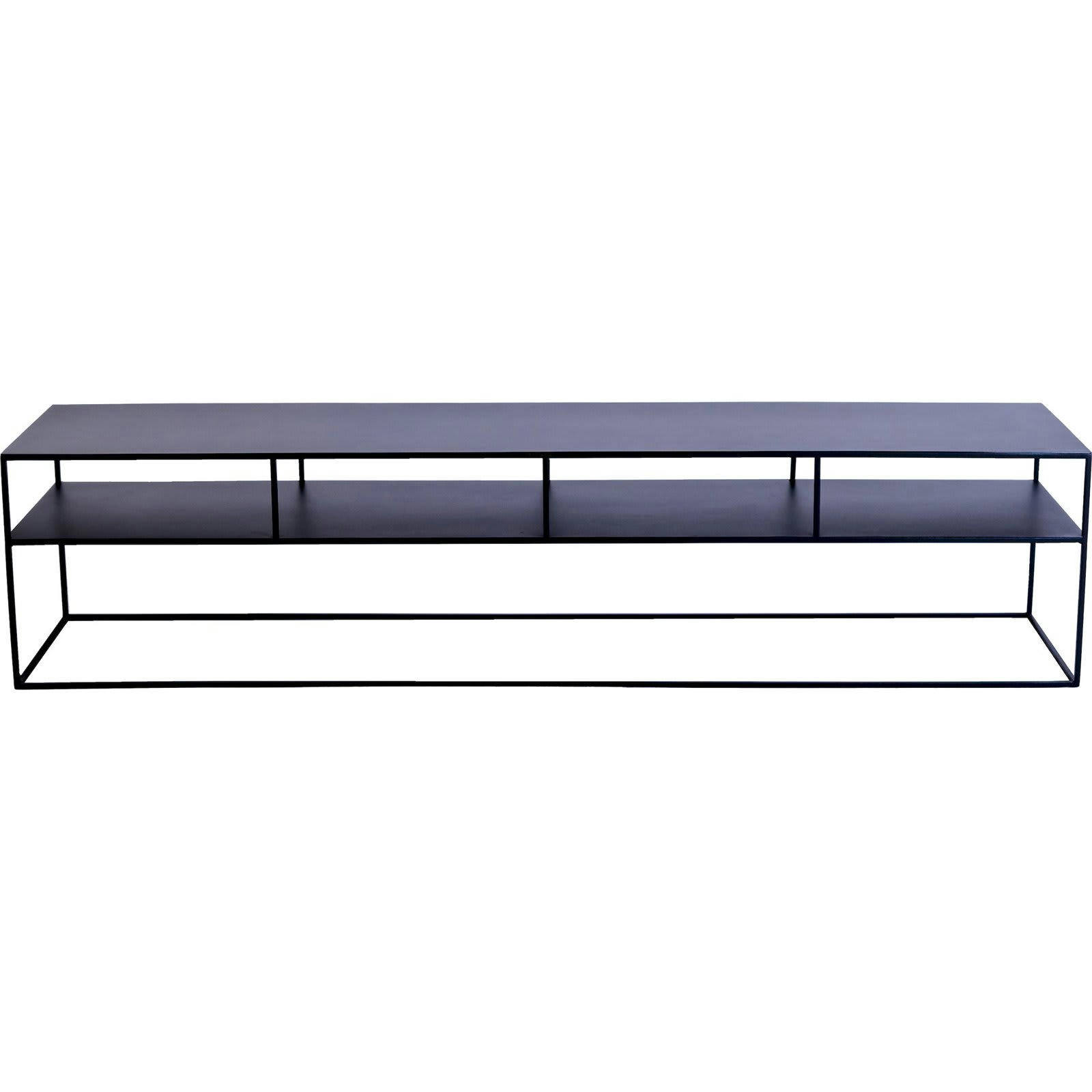 TENSIO 2 - Meuble TV Métal Noir