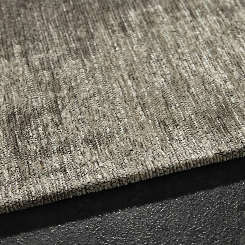 Feel - Tapis vintage tissé jacquard gris 140x200