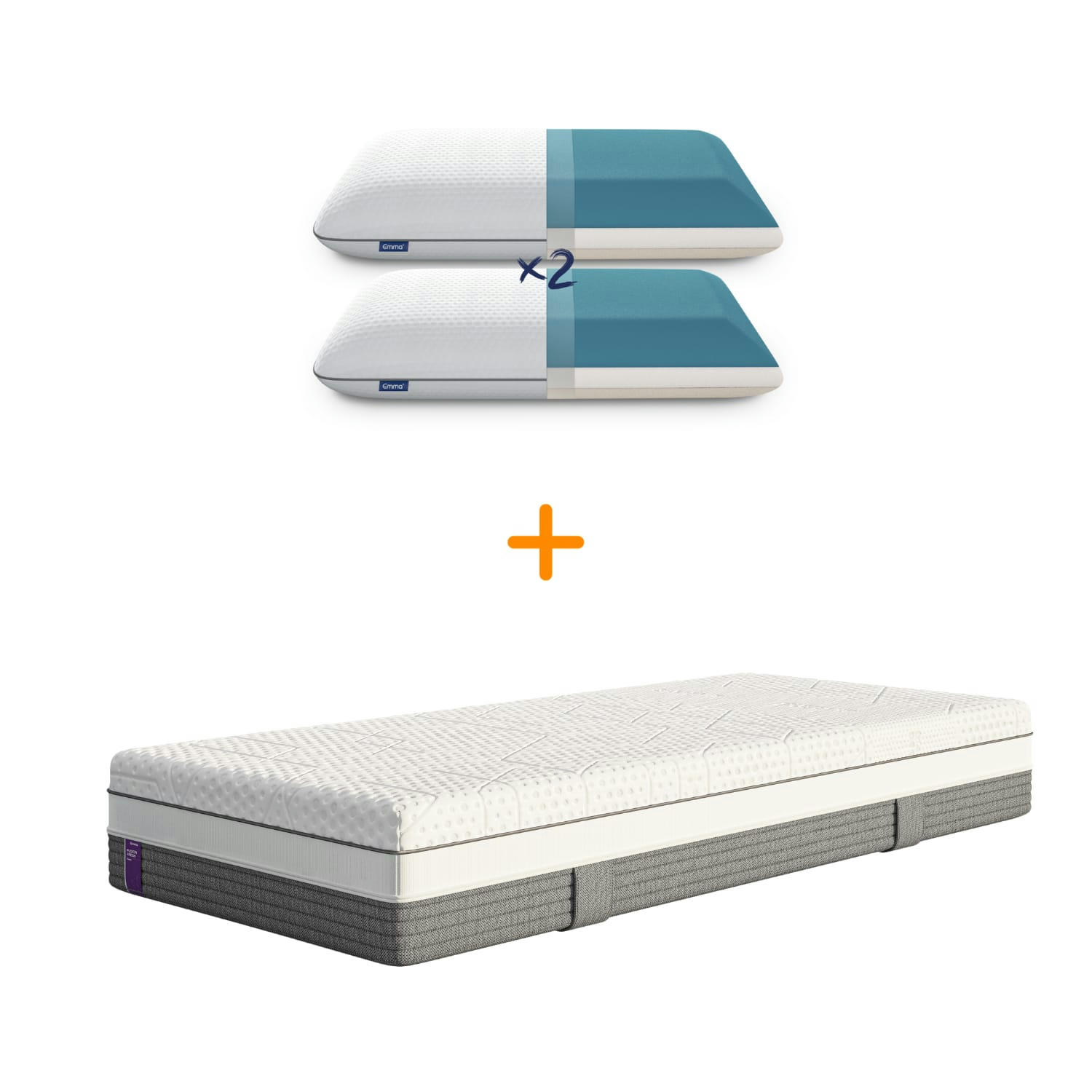 FUSION FRESH HYBRID PILLOW - Emma Deluxe | Fusion Fresh Hybrid 160X200 + Oreiller Original 70x40