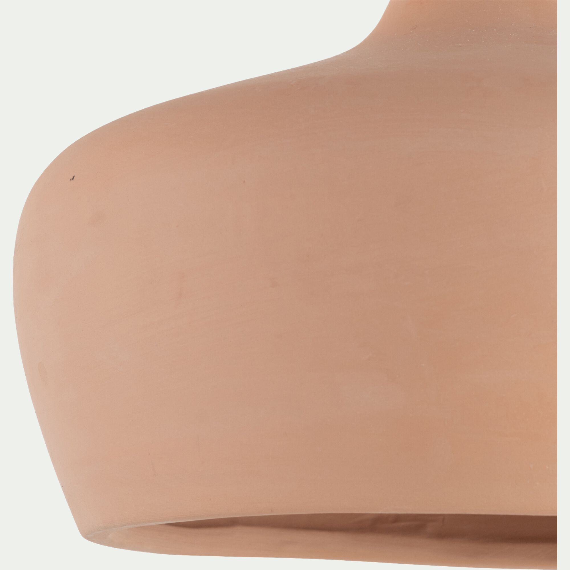 NEFTA - Suspension ronde en terre cuite D18,6cm - rose argile